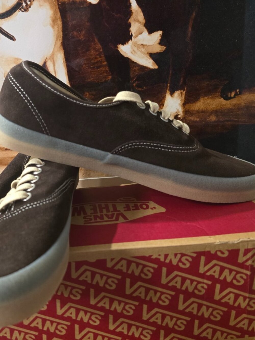 VANS Authentic Coffee / Demitasse / Brown Suede VN000D7Y3N1 Men's Size 11.5 NEW